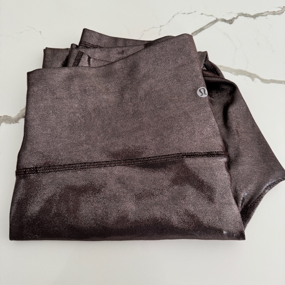 Lululemon Align High-Rise Pant 25" *Shine Radiate Foil Print French Press
